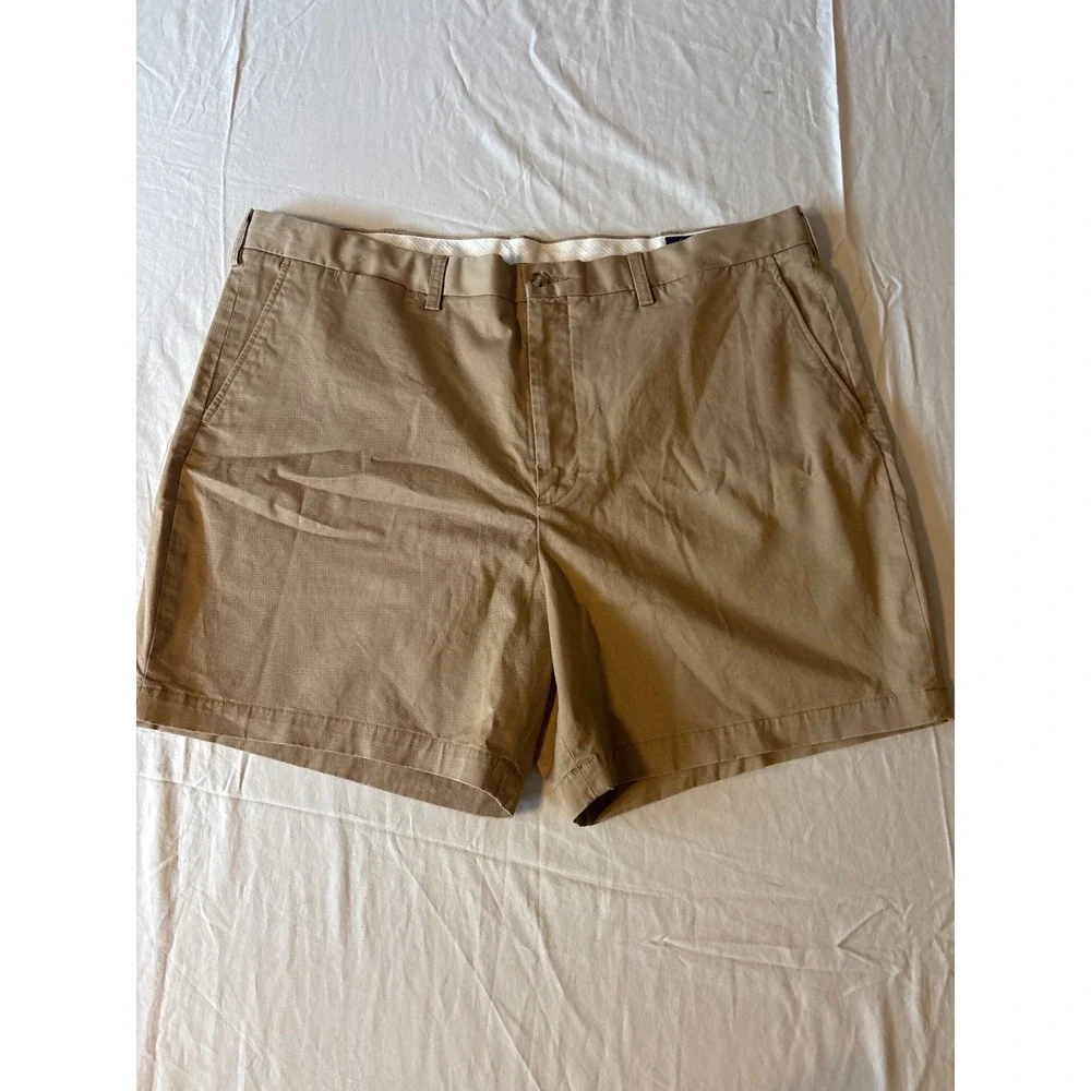 Polo Ralph Lauren Shorts Mens 40 Tan  Stretch Classic‎ Fit Chino Khaki